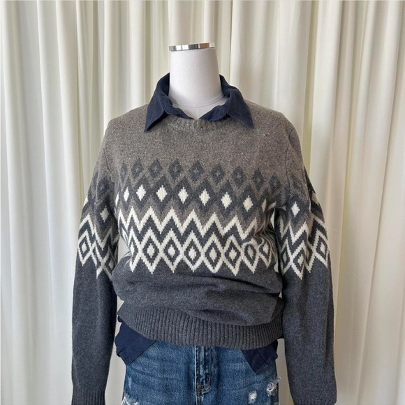 Banana Republic Other - NWT Banana Republic Italian Yarn Fair Isle Crew-Neck Sweater.